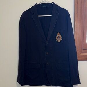 Vintage tropical polo cruising club blazer